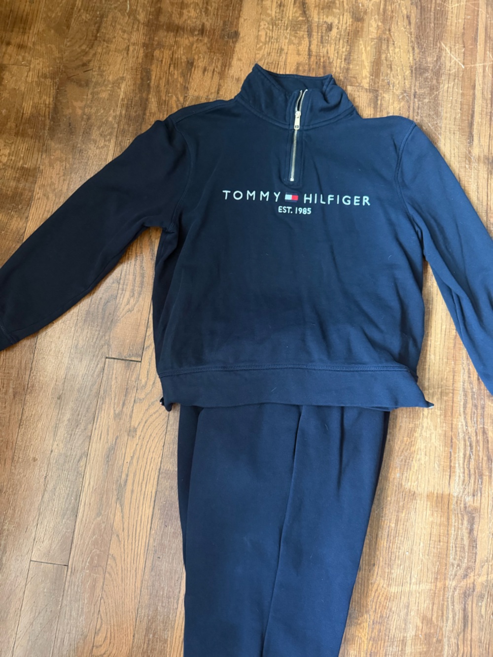 Tommy Hilfiger Navy Half-Zip Sweatshit